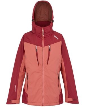 Regatta Ladies Calderdale Ii Winter Waterproof Jacket (Mineral/Rumba) - Red