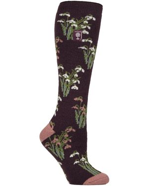 Heat Holders Long Wellington Boots Socks For - Black