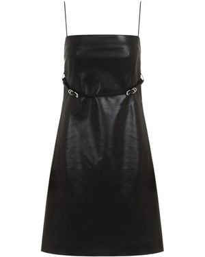 Givenchy Voyou Leather Mini Dress - Black