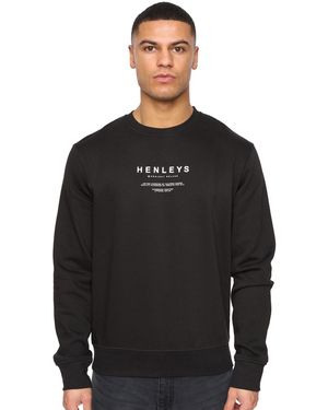 Henleys Henstack Sweatshirt - Black