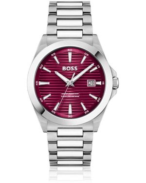 BOSS Grijze Rvs Dress Watch - Metallic