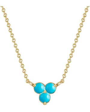 Glanzstücke München Necklace With Pendant Sterling - Blue