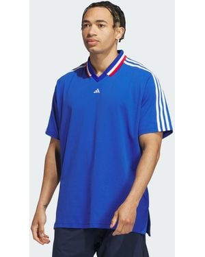 adidas Originals Ultimate365 Golf Jersey Polo Shirt - Blue