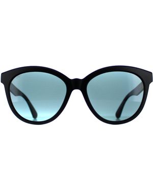 Serengeti Round Matte Saturn Polarized Petrol Endee - Black