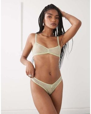 Motel Lengkai Soft Lace Bra - Brown