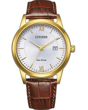 Citizen Watch Aw1782-11A Leather - Metallic