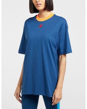 Red Run Elektra Oversized T-Shirt - Blue