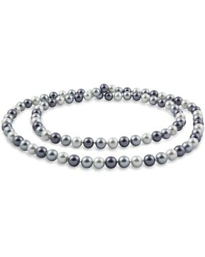 Perlas Mallorca Mallorca 3V-EP45-EGGH 2-wrap Parelketting Voor - Metallic