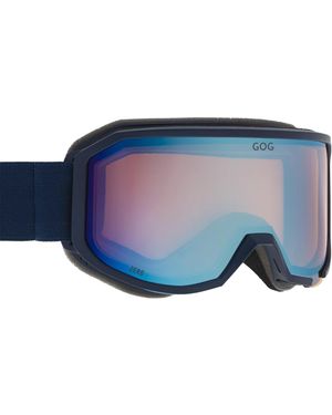 G.O.D Eyewear Zero Uv400 Ski Snowboard Goggles With Anti-Fog Hydrophobic Mirror Double Lens - Blue