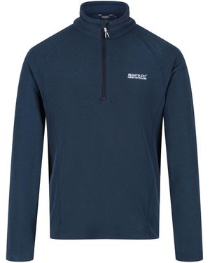 Regatta Great Outdoors Kenger Half Zip Honeycomb Fleece (Moonlight Denim) - Blue