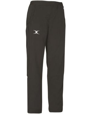 Gilbert Synergie Solid Patterned Straight Track Trousers - Grey