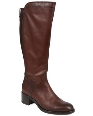 Jones Bootmaker Donatella Knee High Leather Boots - Brown