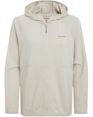Craghoppers Ladies Aya Nosilife Hooded Jacket (Oyster Marl) - Grey