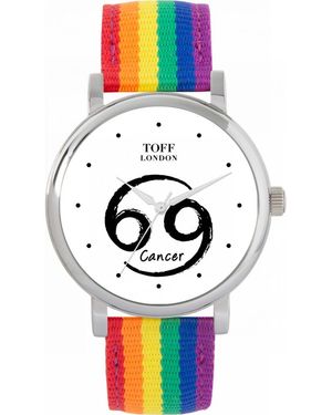 Toff London Tlws-72800 Ladies Cancer Watch - White