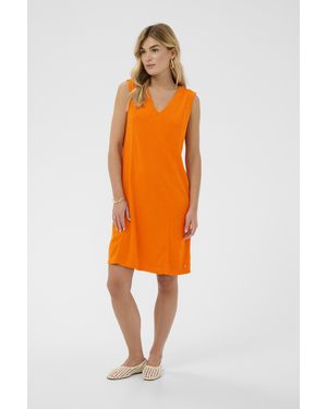 Cream Jersey Jurk Crfria Jersey Jurk Feminine - Oranje