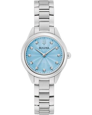 Bulova Sutton Watch 96P250 Stainless Steel (Archived) - Blue