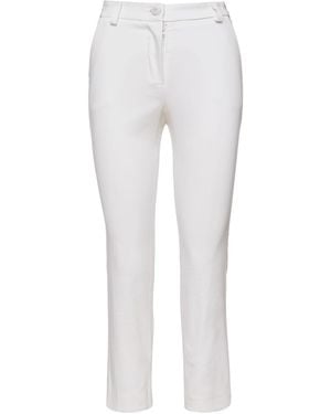 Conquista Gabardine Trousers - White