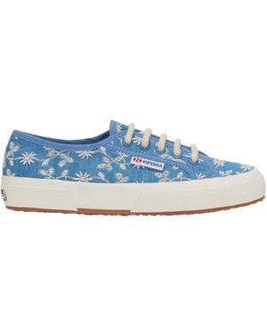 Superga Ladies 2750 Sangallo Trainers /Avorio) - Blue