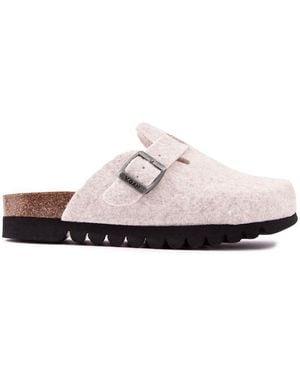 V.Gan Vegan Taro Recycled Felt Footbed Shoes - White
