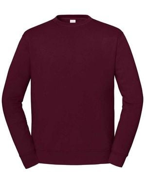 Fruit Of The Loom Iconic Premium Set-In Sweatshirt - Purple