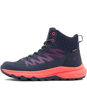 North Ridge Harlow Waterproof Walking & Hiking Mid Boots With Ripstop Upper - Blue