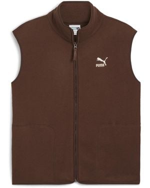 PUMA Classics Relaxed Vest - Brown