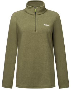 Regatta Geweldige Outdoors Sweetheart 1/4 Zip Fleece Sweater (Olijfnacht) - Groen