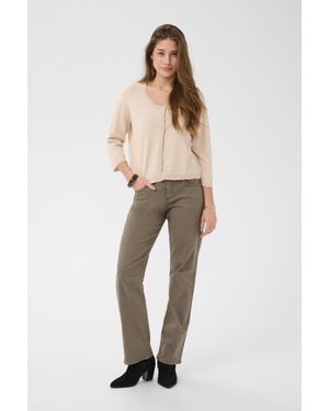 Cream Vest Crdela Vest Regular Fit - Naturel