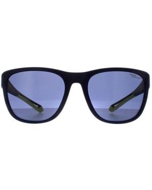 Polaroid Square Matte Polarized High Contrast Pld 7051/S - Blue