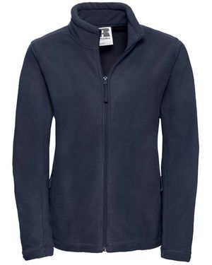 Russell Ladies Full Zip Outdoor Fleece Jacket (French) - Blue