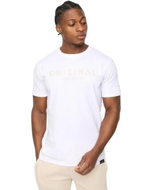 Crosshatch Bardon Cotton T-Shirt - White