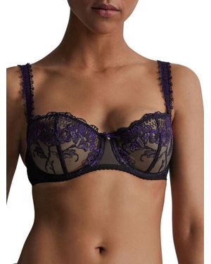 Aubade A Fleur De Toi Half Cup Bra - Black
