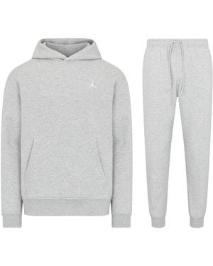 Nike Jordan Brooklyn Fleece Tracksuit in Grey for Men | Lyst UK