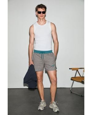 Grimelange Jersey Straight Leg Shorts - Grey