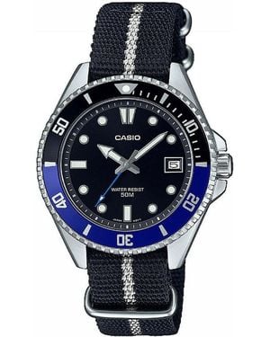 G-Shock Collection Watch Mdv-10C-1A2Vef Fabric - Blue