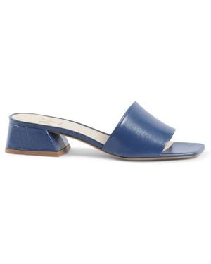 Versace 19.69 Abbigliamento Sportivo 19V69 Sandal Neper Kid Blu Leather - Blue