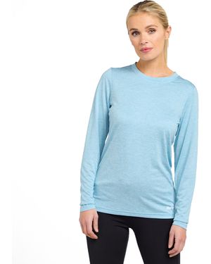 Peter Storm Active Long Sleeve T-Shirt, Lightweight & Breathable Baselayer Top - Blue