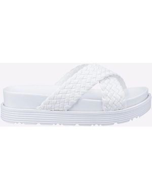 Hush Puppies Serena Mule Sandals - White