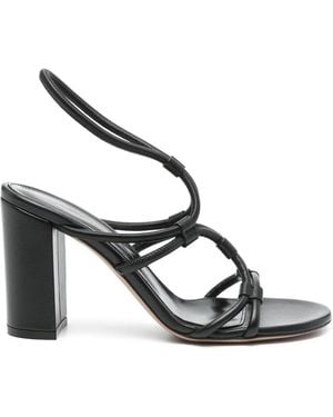 Gianvito Rossi Multi Way Strap Heeled Sandals 85 - Metallic