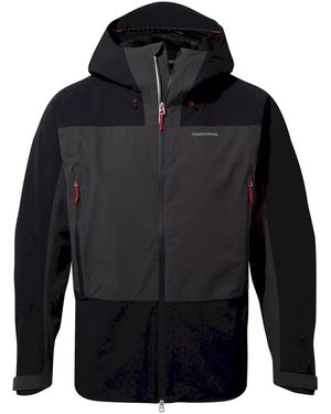 Craghoppers Gryffin Contrast Panel Waterproof Jacket Pepper) - Blue