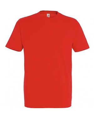 Sol's Imperial Heavyweight Short Sleeve T-Shirt (Hibiscus) - Red
