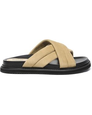 EverAu Australia Ever Au Rylan Slides With Sole - Brown