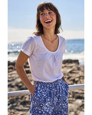 Mountain Warehouse 'Agra' T-Shirt Uv Protection Quick Dry Casual Summer Tee - White