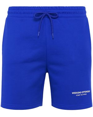 Weekend Offender Mytros Shorts Cotton - Blue