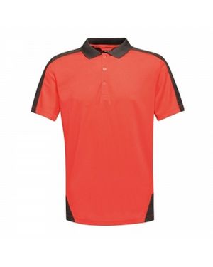 Regatta Contrast Coolweave Polo Shirt (Classic/ - Red