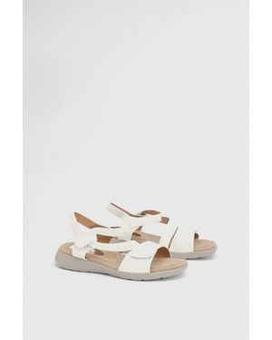 Good for the Sole Whitney Textile Comfort Flat Sandals - Natural