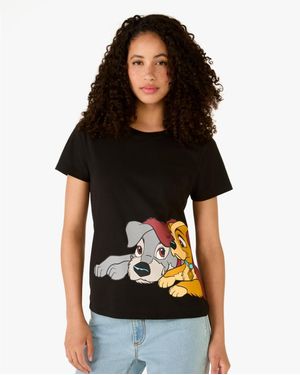Kate Spade Lady And The Tramp Tee - Black