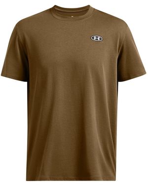 Under Armour Left Chest Patch Short Sleeve T Shirt - Green
