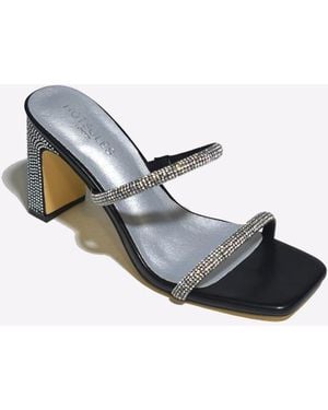 Hotsoles London Winnie Heel Sandals - Black