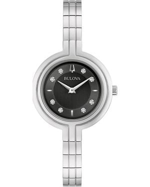Bulova Rhapsody Watch 96P215 Stainless Steel - Metallic